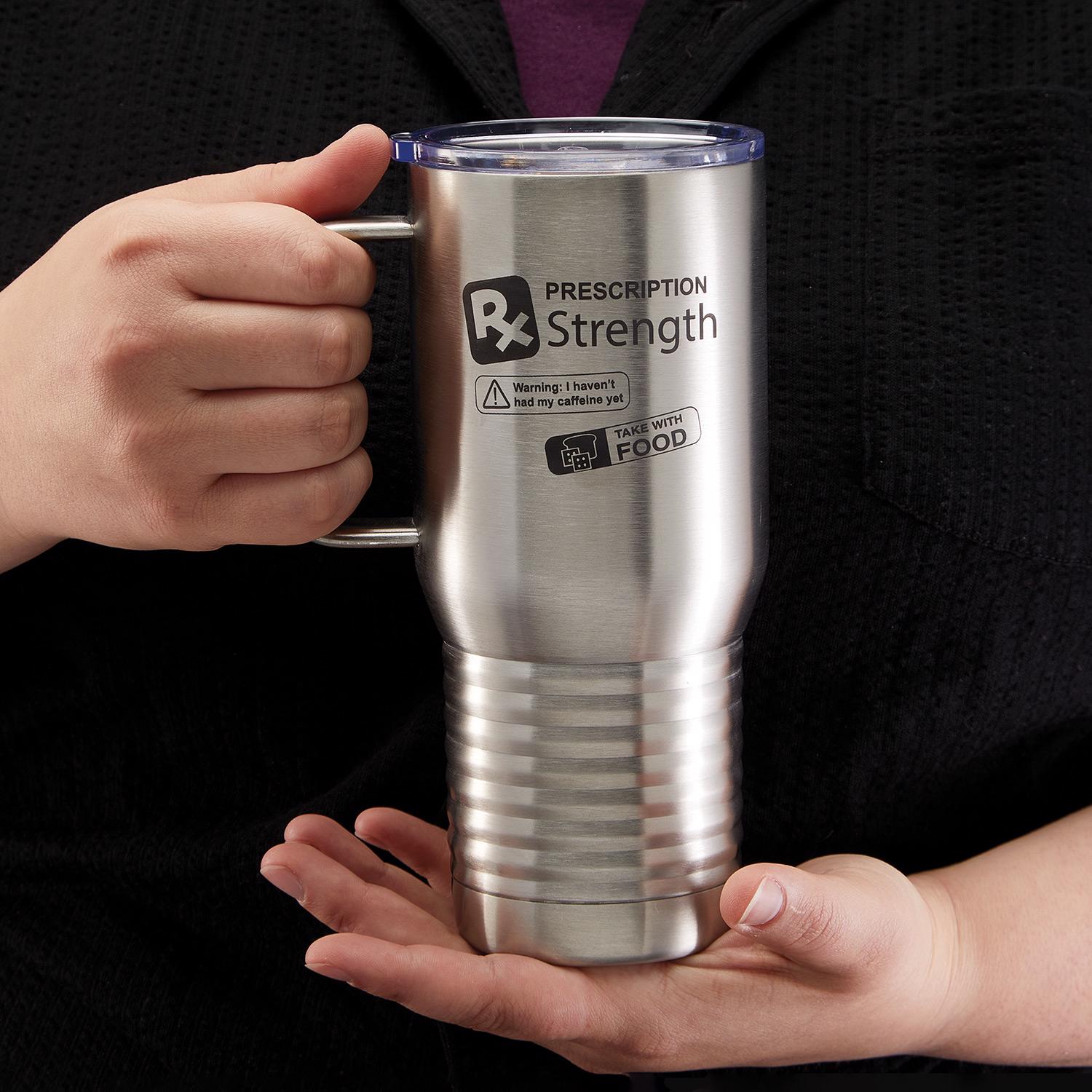 Classic Touch Decor Stainless Steel Wash Cup With Gold Loop Handles | Simon - View #8