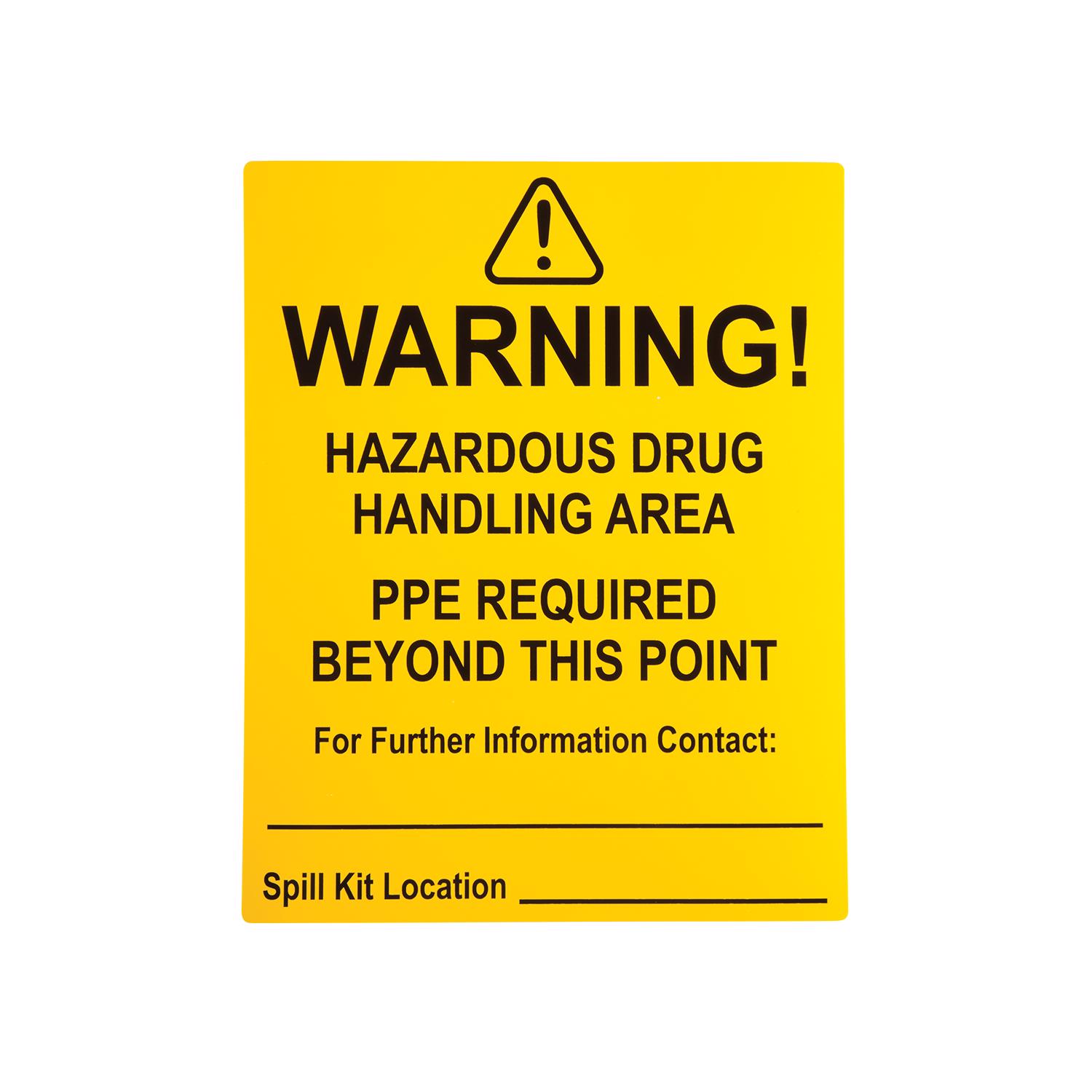 1000枚限定盤 サイン入り Alchemist Drug Zone 7inch Hazardous Drug Warning Cling - 19898 - Health Care Logistics®