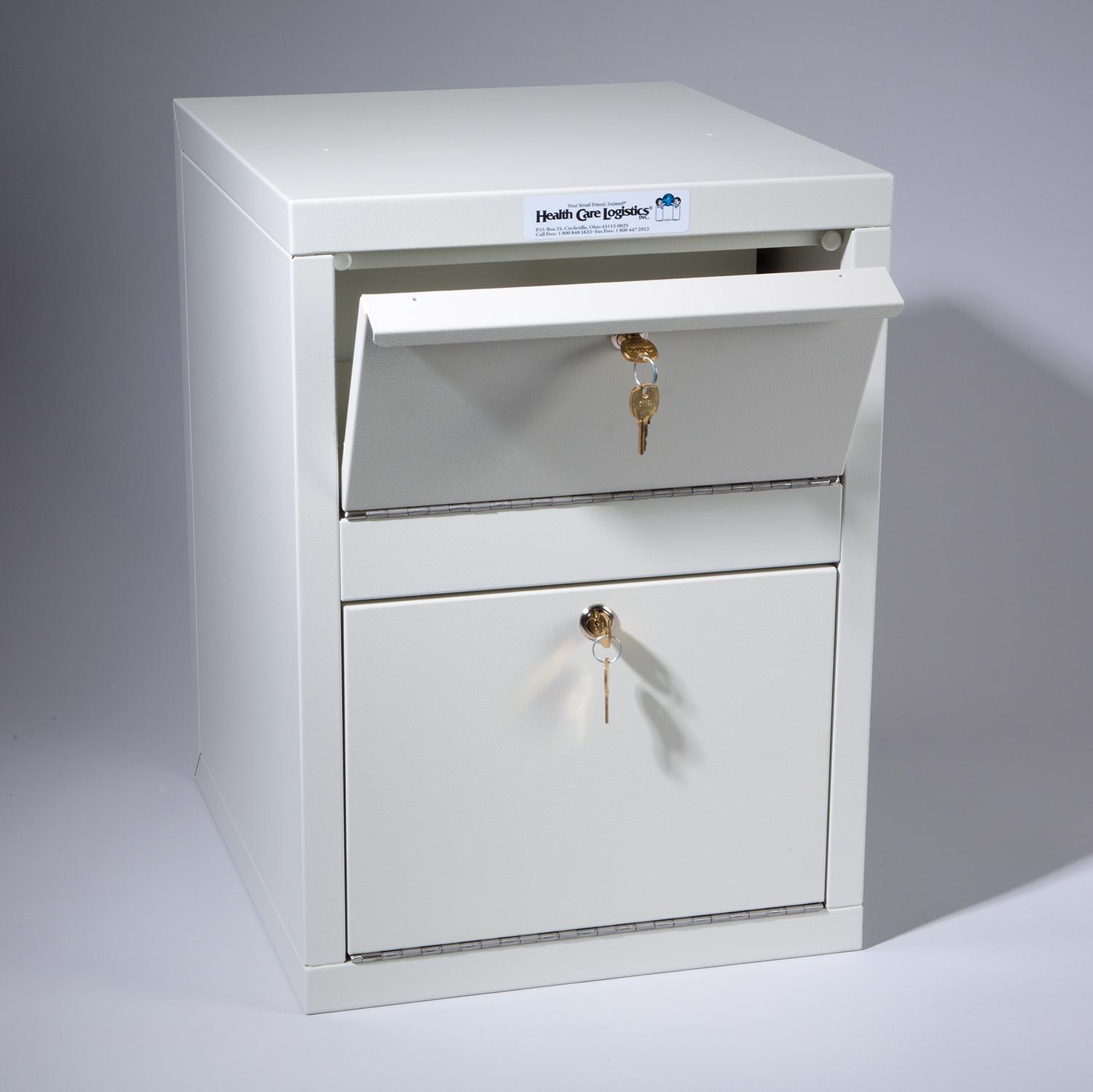 HCL® Drop Box, 14½ x 20 x 16, 2 Key Locks - 3769 - Health Care