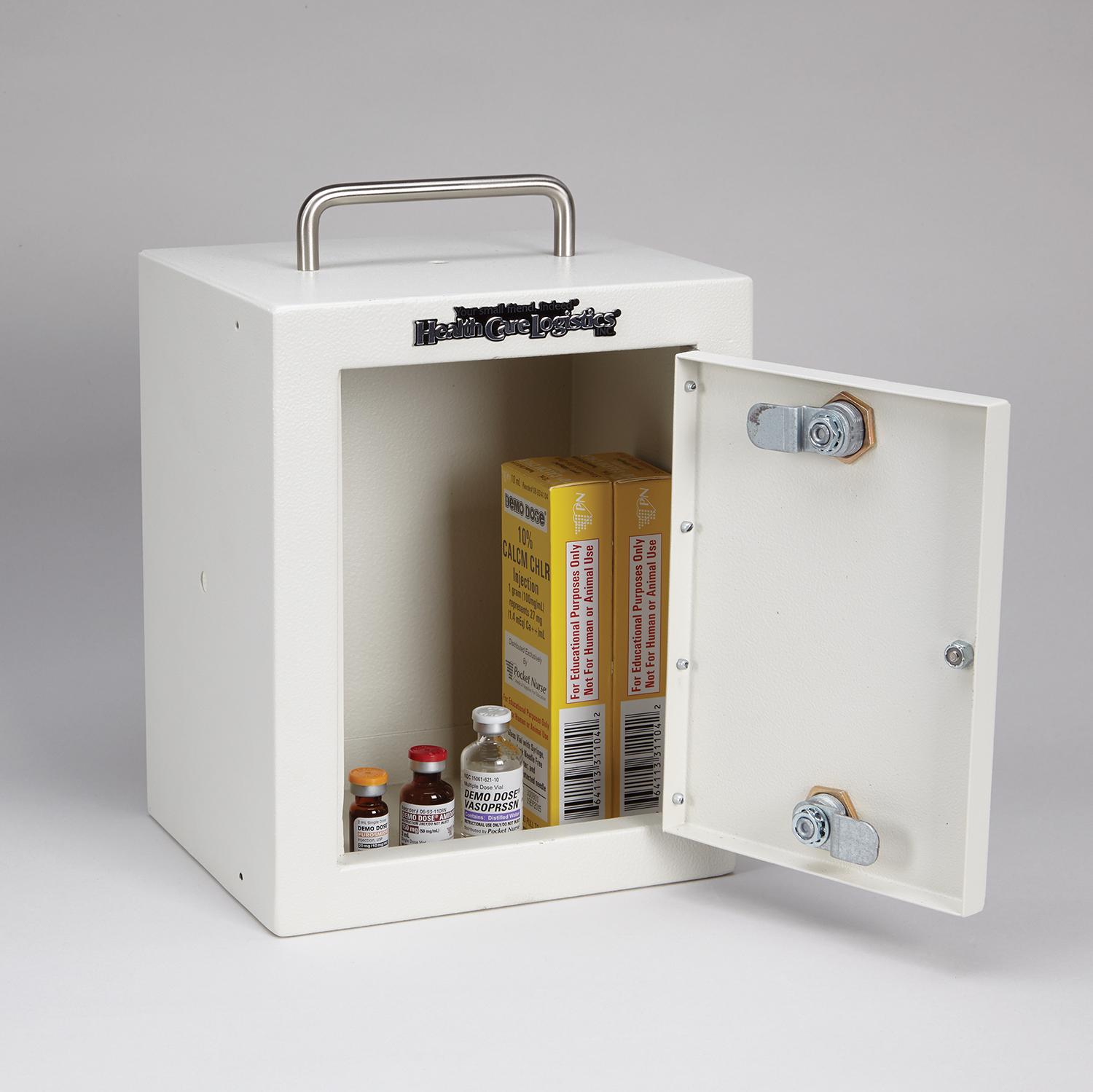 HCL® Compact Security Cabinet, 2 Locks, 1 Door, 7x9x6 - 3761-01