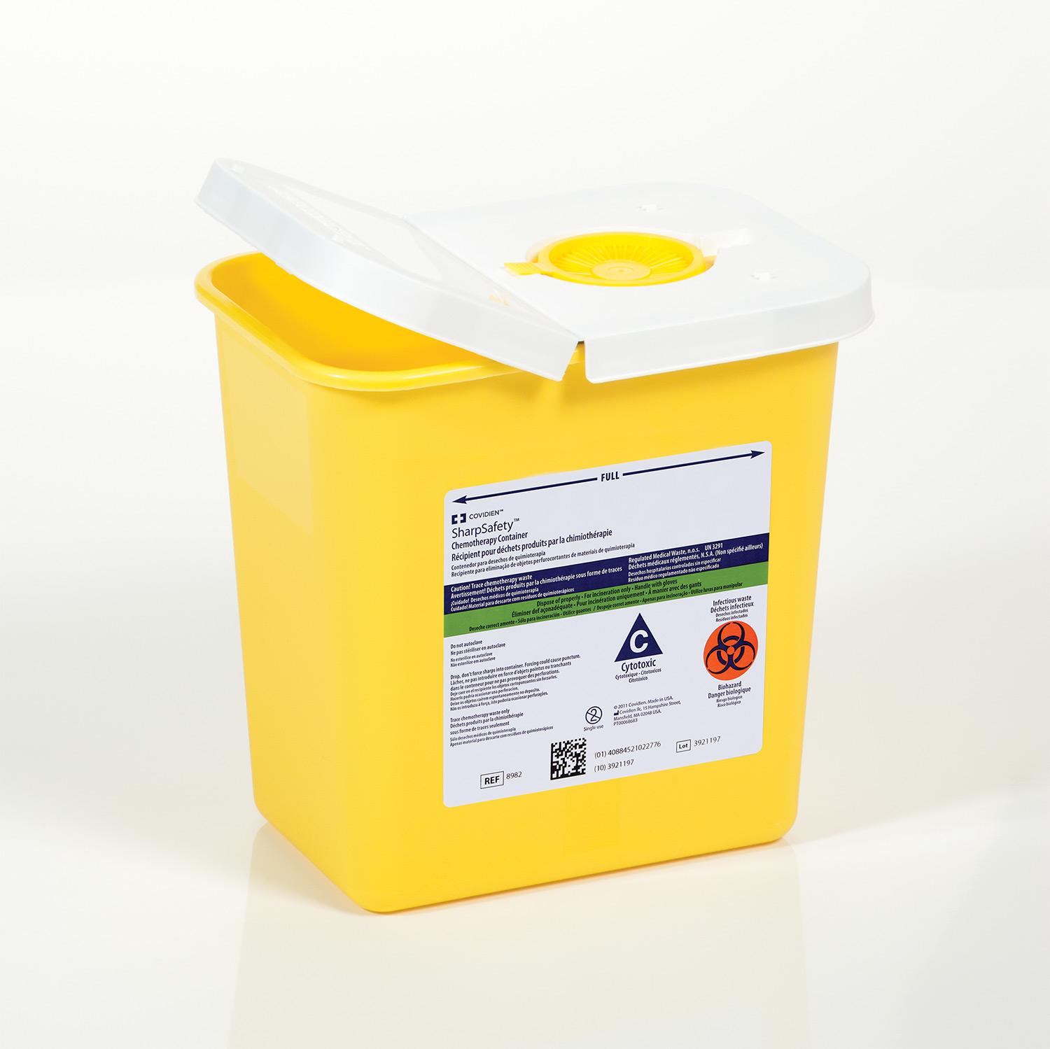 ChemoSafety™ Waste Container, 2-Gallon - 9605-01 - Health Care