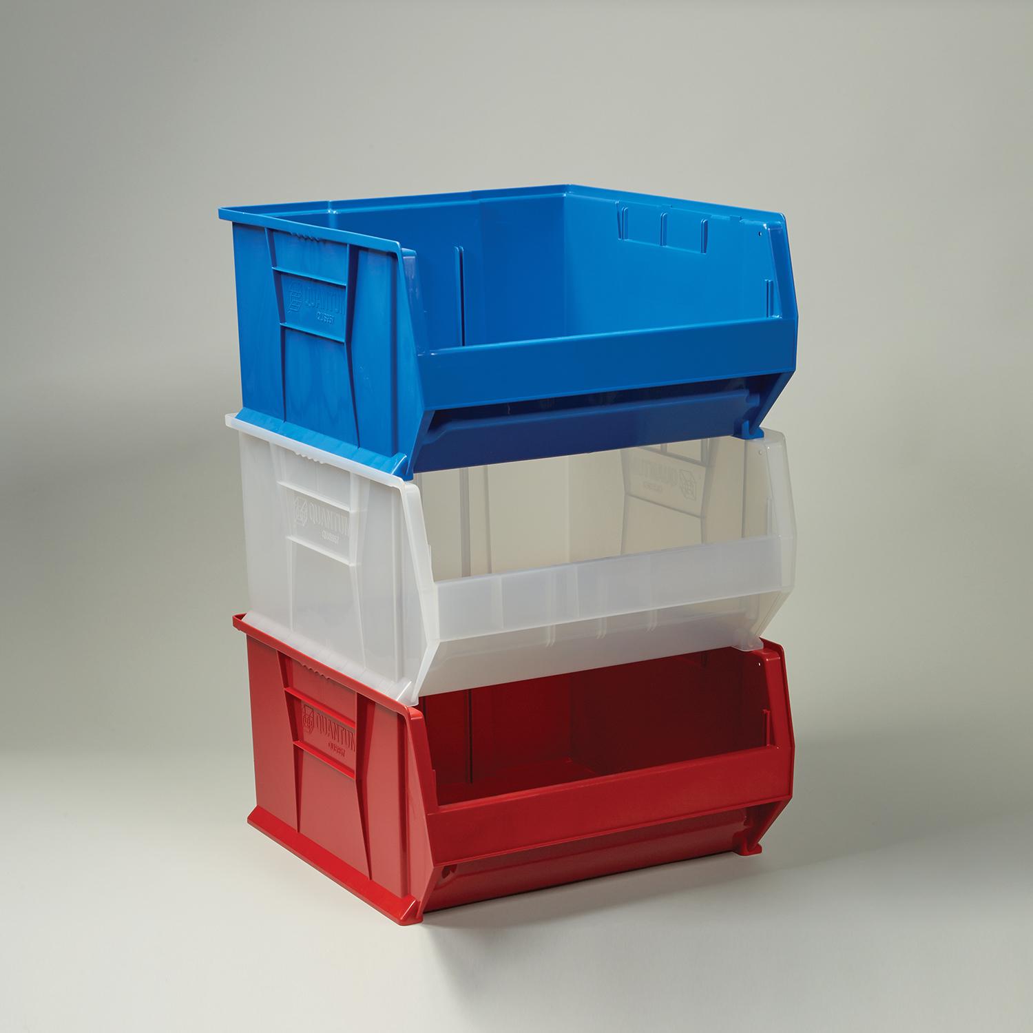 Deep Super Tough Bin, Blue, 22.5x12x24 - 20686B - Health Care