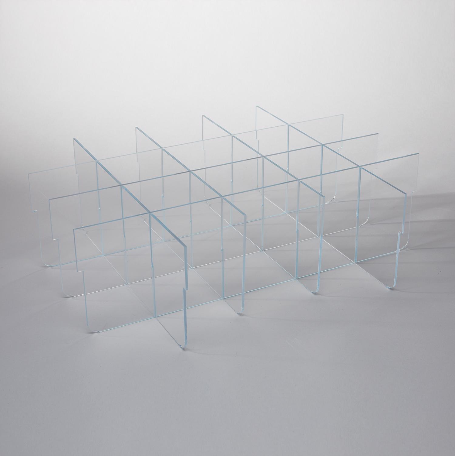 HCL® Clear Acrylic Divider Set for Deep Crash Cart Boxes for Metro