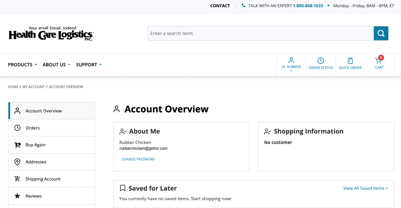 Register Step 7 Account Overview