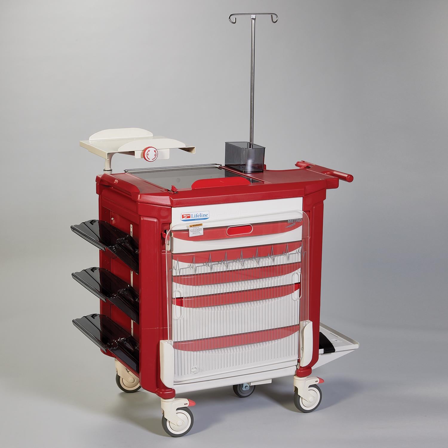 Metro® Lifeline Crash Cart - 3 Drawer, Blue - 10230 - Health Care