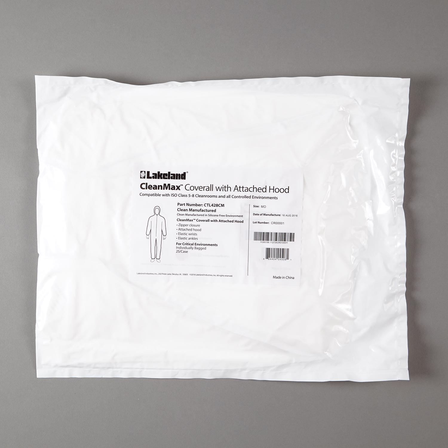 Coveralls w/ Hoods, Non-Sterile, Medium - 20207M - Health Care