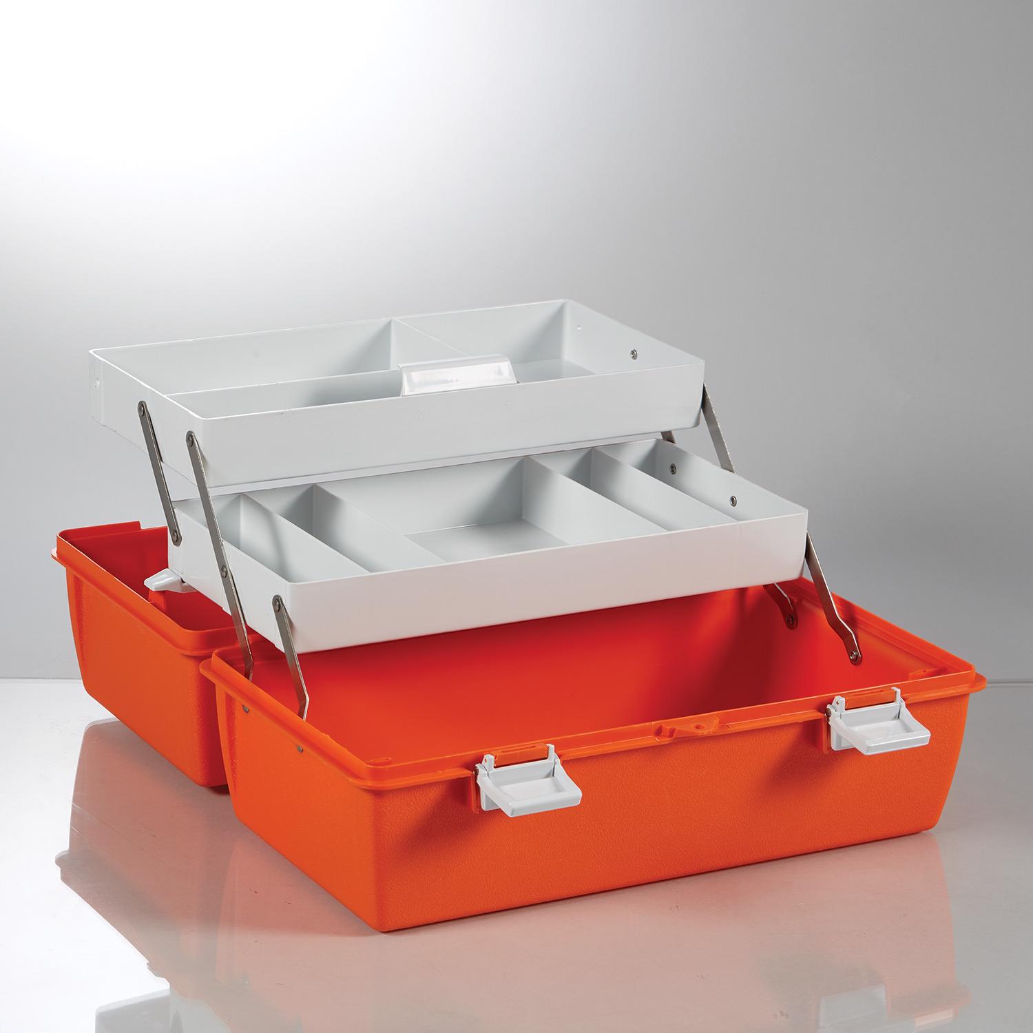 Emergency Box with 2 Trays, 18x9x10 - 1800 - Health Care Logistics®