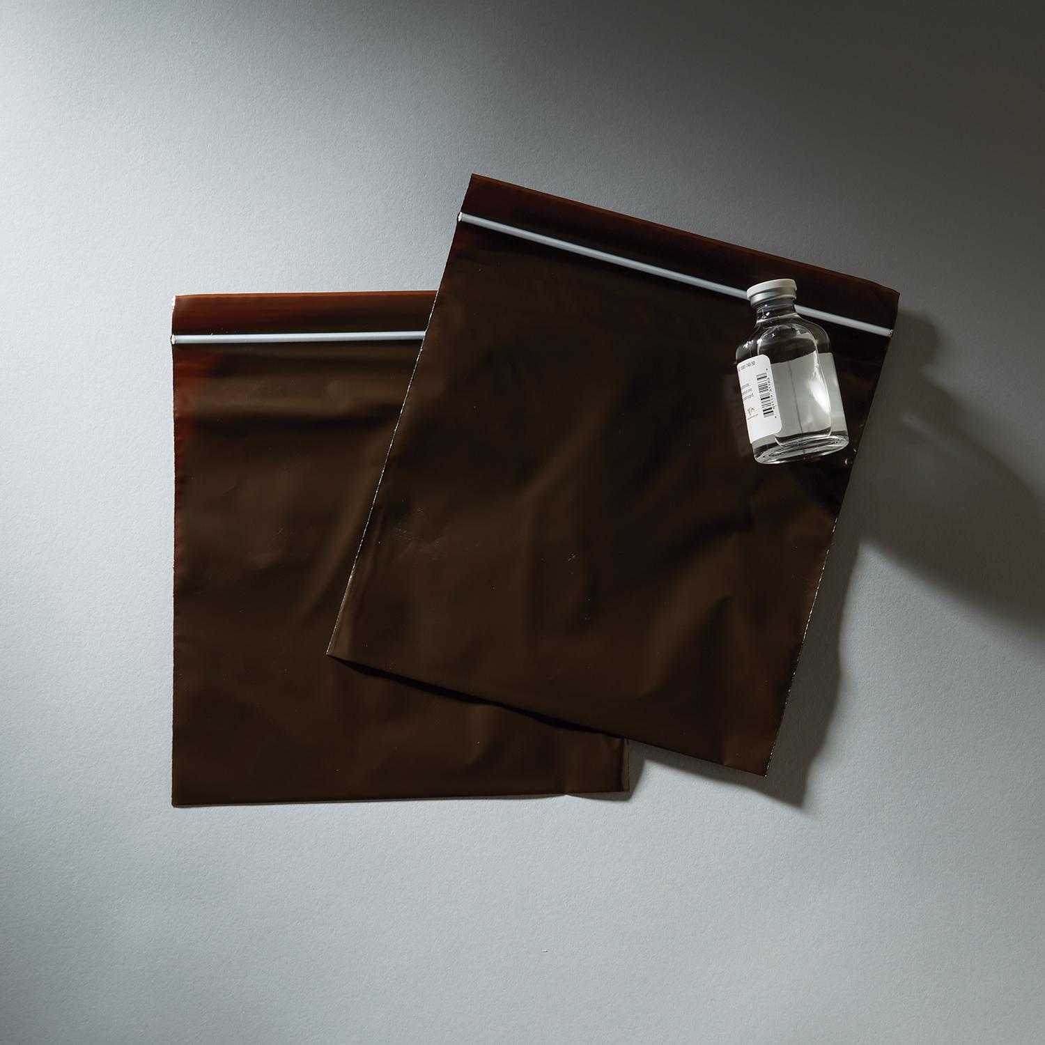 UV Protection Zippit® Bags, Amber, 2 x 3 - 7561 - Health