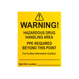 Hazardous Drug Warning Cling - 19898 - Health Care Logistics®