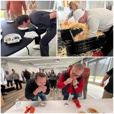 Quarterly meeting relay race