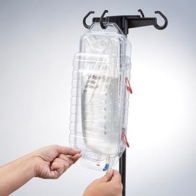 Disposable iv bag protector