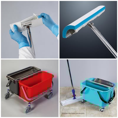 Sterile mops and buckets