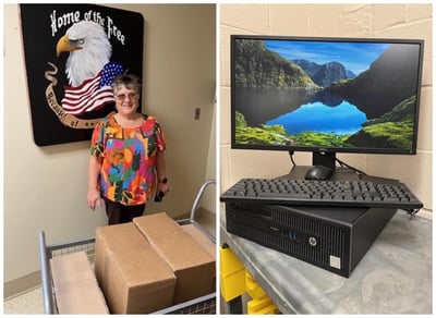 V A chillicothe donation