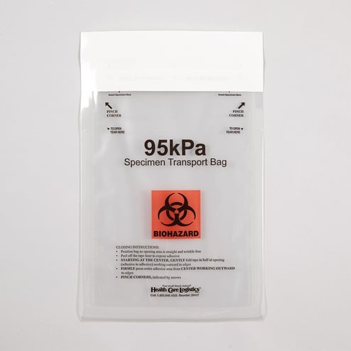 Biohazard 95kPa Bags, 6 x 9 - Health Care Logistics®