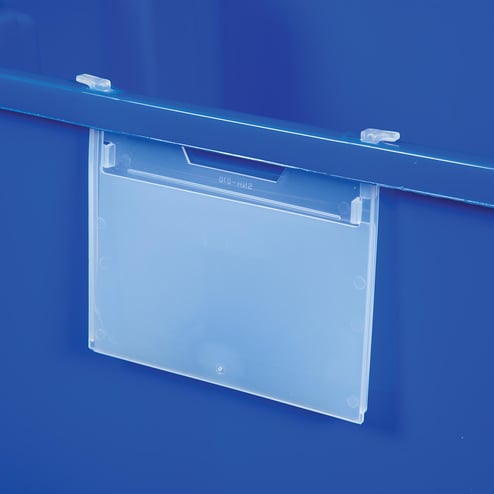 Label Holder for Item 12922 and Budget Totes, 5x5 - 1638 - Health Label Holder for Item 12922 and Budget Totes, 5x5 - 1638 - Health