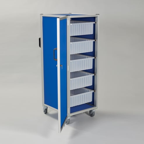 HCL® Stackable Refrigerator Cassette, 3-Drawer, Key Lock - 18538C