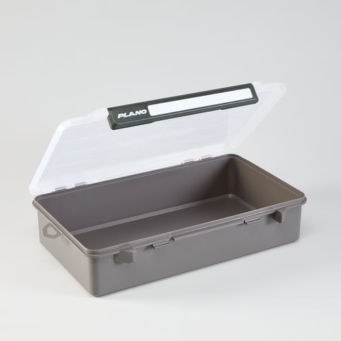 Plastic Utility Box, Single Latch, 14x3x9, No Dividers - 21337