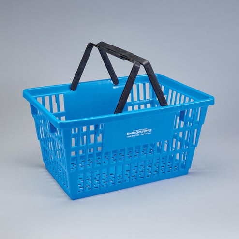HCL® Tote Basket, Small, Blue - 4023B - Health Care Logistics®