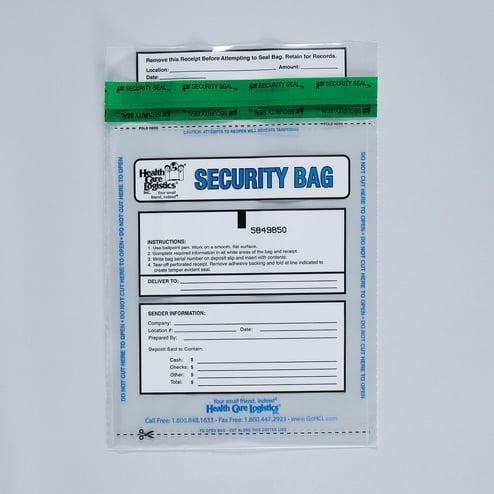 HCL® Alert Void Security Bags, Clear, 8 x 10 - 10472 - Health Care