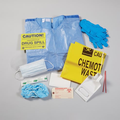 バッグ Re-collection Card Hazardous Drug Spill Kit, Each - 20556 - Health Care Logistics®