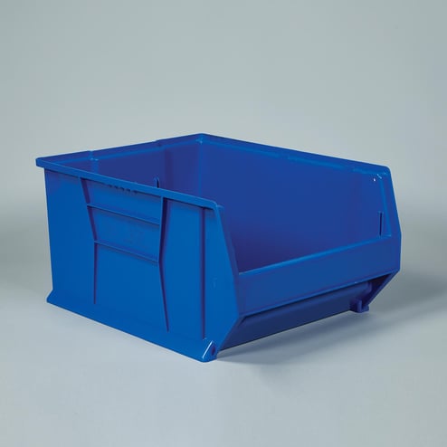 Deep Super Tough Bin, Blue, 22.5x12x24 - 20686B - Health Care