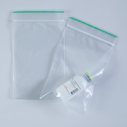 Reloc Zippit Reclosable Bag, Zip Seal, 15 In L, 12 In W, 2 Mil Thick Polyethylene Clear R1215
