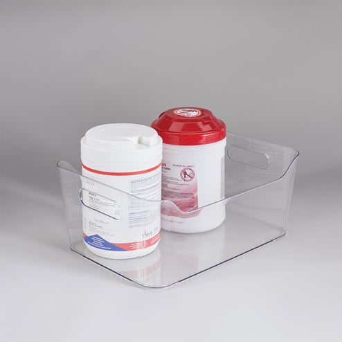 ハナビ　ピルケース Clear Plastic Storage Bin, 9½