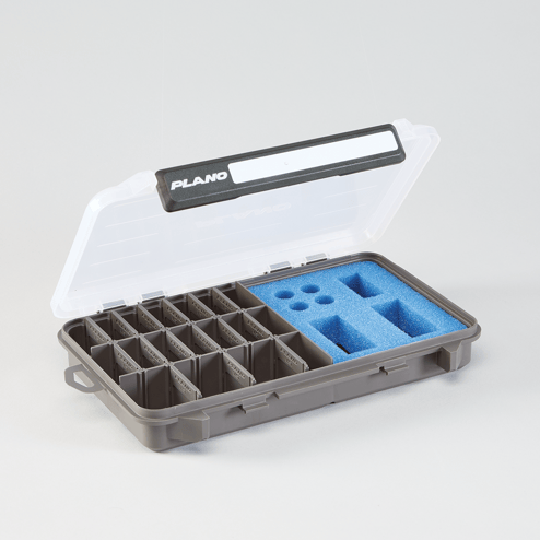 その他 Sadi Slim x2 boxes Plastic Utility Box, Single Latch, 11x2x7, Adjustable Dividers