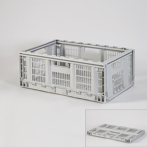 ウェア CRATE Uniqueness Box Mesh S/S Collapsible Storage Crate - 20021 - Health Care Logistics®