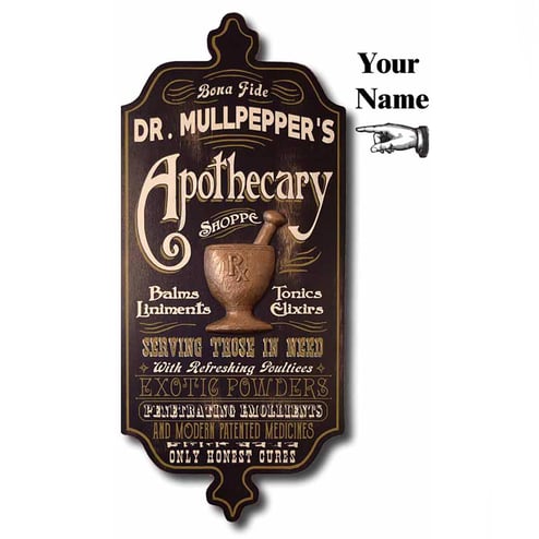 Apothecary Sign - P237 - Health Care Logistics® - Health Care