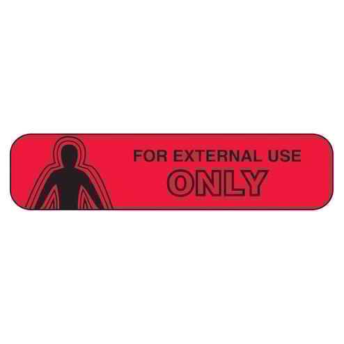 Single Use Only Labels - 2054 - Health Care Logistics®