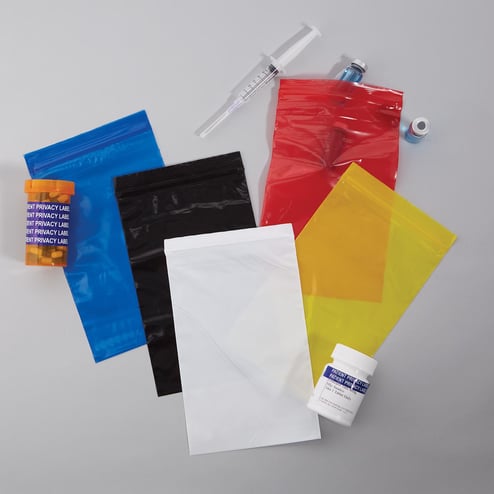 Colored Zip-It Bag, 6 x 9, Red - 17903R - Health Care