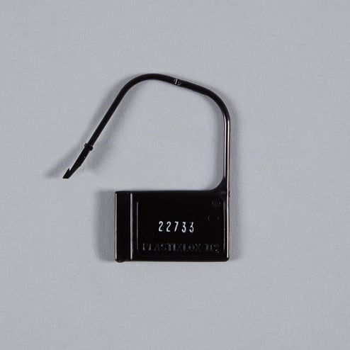 Handy Padlock Seal, Numbered, Black - Health Care Logistics®