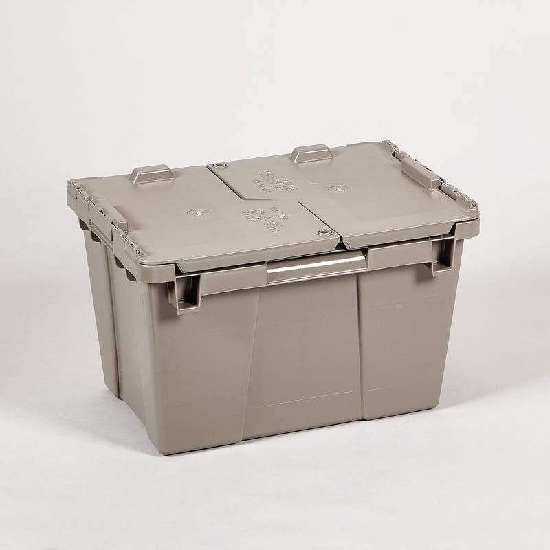 Hinged Lid Transfer Box, 15x10x11 - 5534 - Health Care Logistics®
