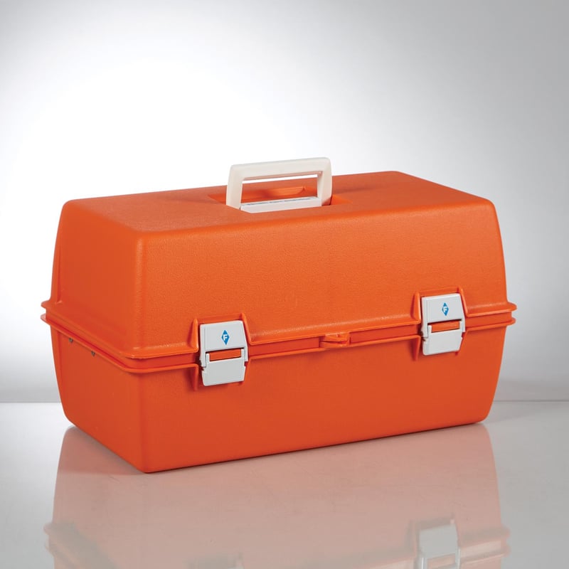 Emergency Box with 2 Trays, 19x10x11 - 1802 - Health Care Logistics®