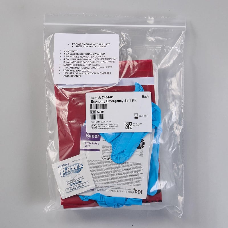 Emergency Spill Kit - 7464-01 - Health Care Logistics®