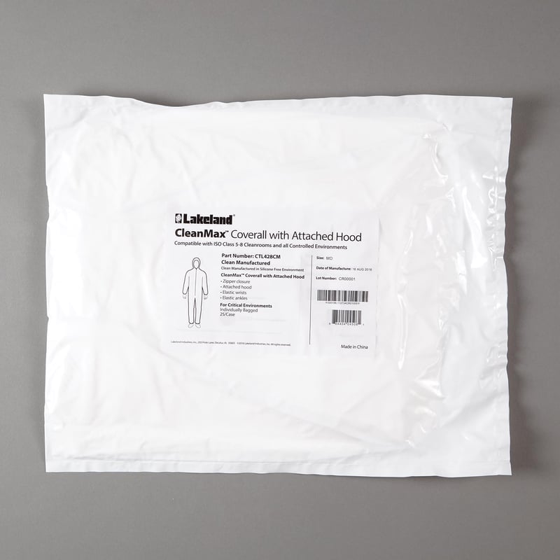 Coveralls w/ Hoods, Non-Sterile, Medium - 20207M - Health Care