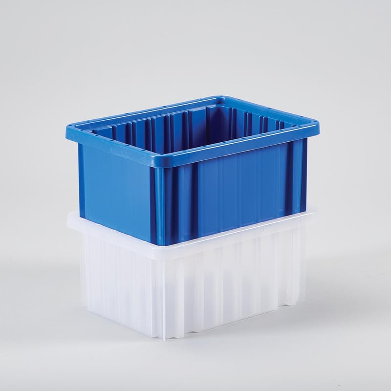 Divider Box, 10⅞ x 5 x 8¼, Blue - 20700B - Health Care Logistics