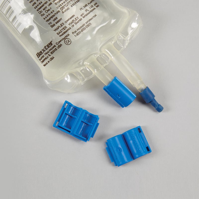 Tamper-Resistant Add-Port Caps for Baxter® Viaflex® Bags, Case